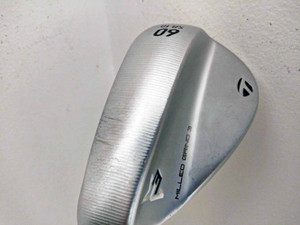 Taylor Made Milled Grind 3 Chrome SB Lob Wedge 60* 10* (Steel, LEFT) LH Taylor Made Milled Grind 3 Chrome SB Lob Wedge 60* 10* (Steel, LEFT) LH