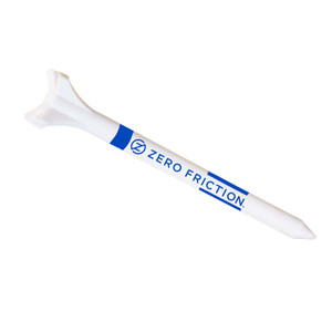 Zero Friction ZFT Maxx 4-Prong Composite Tees (White/Blue, 3.25", 16pk) NEW Zero Friction ZFT Maxx 4-Prong Composite Tees (White/Blue, 3.25", 16pk) NEW