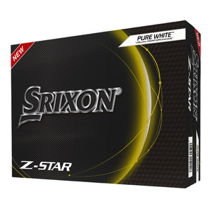 Srixon Z-Star Golf Balls (Pure White, Spinskin, 2023, 12pk) NEW Srixon Z-Star Golf Balls (Pure White, Spinskin, 2023, 12pk) NEW