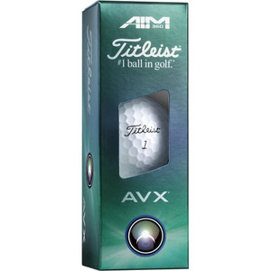 Titleist AVX AIM 360 Golf Balls (White, 3pk) 1 Sleeve 2025 NEW Titleist AVX AIM 360 Golf Balls (White, 3pk) 1 Sleeve 2025 NEW