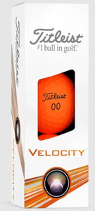 Titleist Velocity Golf Balls (Matte Orange, 3pk) 1 Sleeve 2024 NEW Titleist Velocity Golf Balls (Matte Orange, 3pk) 1 Sleeve 2024 NEW
