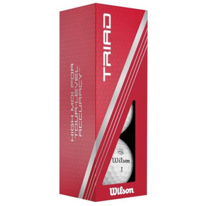 Wilson Staff Triad Golf Balls (White, 3pk) 1 Sleeve 2022  NEW Wilson Staff Triad Golf Balls (White, 3pk) 1 Sleeve 2022  NEW