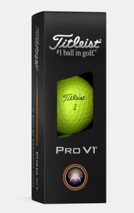 Titleist Pro V1 Golf Balls (Yellow, 3pk) 1 Sleeve 2025 NEW Titleist Pro V1 Golf Balls (Yellow, 3pk) 1 Sleeve 2025 NEW