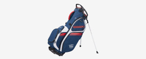 Wilson Exo II Stand Bag (Navy/White/Red) 9.5", 6-way top NSW Wilson Exo II Stand Bag (Navy/White/Red) 9.5", 6-way top NSW