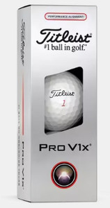 Titleist Pro V1x Performance Alignment Golf Balls (White/Red, 3pk) 2025 NEW Titleist Pro V1x Performance Alignment Golf Balls (White/Red, 3pk) 2025 NEW