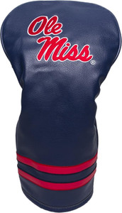 Team Golf Vintage Single Driver Headcover (Ole Miss Rebels) Oversized NEW Team Golf Vintage Single Driver Headcover (Ole Miss Rebels) Oversized NEW