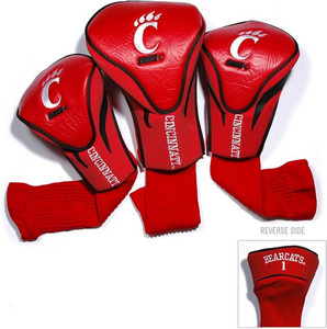 Team Golf Contour Golf Club Headcovers 3pk (Cincinnati Bearcats) NCAA NEW Team Golf Contour Golf Club Headcovers 3pk (Cincinnati Bearcats) NCAA NEW
