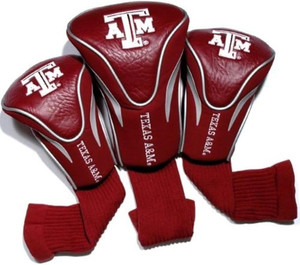 Team Golf Contour Golf Club Headcovers 3pk (Texas A&M Aggies) NCAA NEW Team Golf Contour Golf Club Headcovers 3pk (Texas A&M Aggies) NCAA NEW