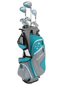 Tour Edge Lady Edge Complete Full Set (Turquoise/White, STAND BAG) 2020 NEW Tour Edge Lady Edge Complete Full Set (Turquoise/White, STAND BAG) 2020 NEW