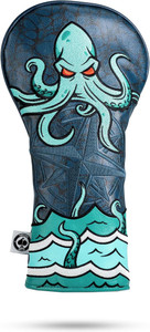Pins & Aces Kraken Driver Headcover (Blue) Golf 2025 NEW Pins & Aces Kraken Driver Headcover (Blue) Golf 2025 NEW
