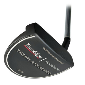 Tour Edge Pure Feel Template Series Punchbowl Putter 35" (Black, Mallet) 2023