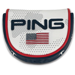 Ping Patriot Mallet Putter Headcover (Red/White/Blue, Limited Edition) 2024 NEW Ping Patriot Mallet Putter Headcover (Red/White/Blue, Limited Edition) 2024 NEW