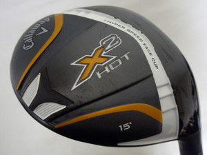 Callaway X2 Hot Pro 3 Wood 15* (Graphite OBAN Devotion 7 75, Stiff) 3w Golf Club