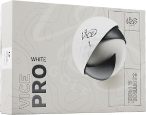 Vice Golf Pro Golf Balls (White, 12pk) 1 Dozen 2025 NEW Vice Golf Pro Golf Balls (White, 12pk) 1 Dozen 2025 NEW