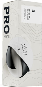 Vice Golf Pro Golf Balls (White, 3pk) 1 Sleeve 2025 NEW Vice Golf Pro Golf Balls (White, 3pk) 1 Sleeve 2025 NEW
