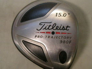 Titleist 980F 3 wood 15* (Steel, STIFF) 3w Fairway Golf Club 980 F Titleist 980F 3 wood 15* (Steel, STIFF) 3w Fairway Golf Club 980 F