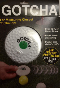 Charter Golf Gotcha Measuring Tape (White) For Closest to the Pin NEW Charter Golf Gotcha Measuring Tape (White) For Closest to the Pin NEW