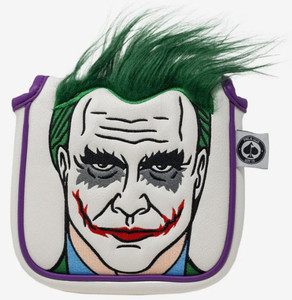 Pins & Aces Joker Mallet Putter Headcover (White, X-LARGE) Golf 2025 NEW Pins & Aces Joker Mallet Putter Headcover (White, X-LARGE) Golf 2025 NEW