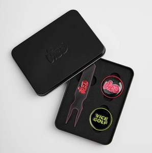 Vice Golf Junior Gator Combo (Divot Tool/2 Ball Markers, Black/Neon) 2025 NEW
