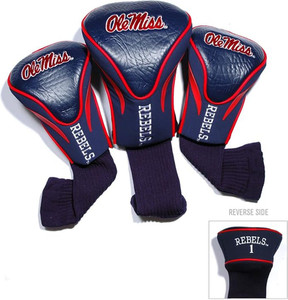 Team Golf Contour Golf Club Headcovers 3pk (Ole Miss Rebels) NCAA NEW