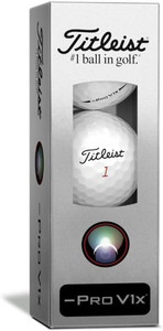 Titleist Pro V1x Left Dash Golf Balls (White, 3pk) 1 Sleeve 2019 NEW