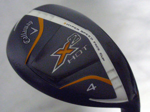 Callaway X2 Hot 4 Hybrid 22* (Tour AD UT-85, X-Stiff) +.50" Long 4H Rescue