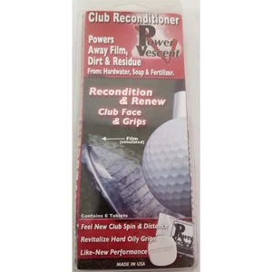Powervescent Golf Club Reconditioner (6 Tablets, Renews Club Faces & Grips) NEW