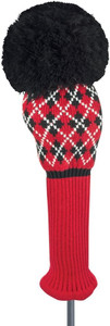 Just 4 Golf Argyle Driver Headcover (Red/Black/White) J4G NEW