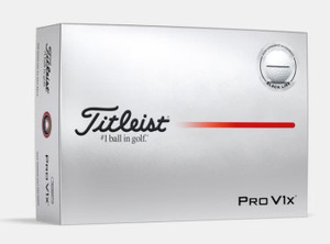 Titleist Pro V1x Performance Alignment Golf Balls (White/Black, 12pk) 2025 NEW