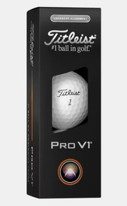 Titleist Pro V1 Golf Balls (White, 3pk, Enhanced Alignment) 1 Sleeve 2025 NEW