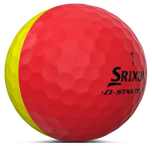 Srixon Q-Star Tour Divide Golf Balls (Brite Yellow/Red, 3pk) 1 Sleeve 2024 NEW