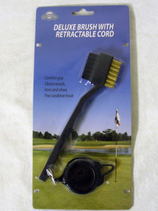 On Course Deluxe Brush with Retractable Cord (Golf Accessory) NEW