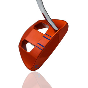 Argolf Pendragon Putter (Heel Shafted, Orange/Blue, Right-Handed, Uncut) New