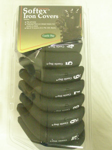 Castle Bay Softex Iron Covers (3-PW SW + 1, LEFT) Black LH NEW