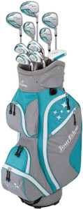 Tour Edge Lady Edge Complete Full Set (Turquoise/White, +1, LEFT) 2020 NEW