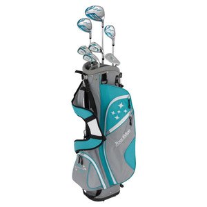 Tour Edge Lady Edge Complete Half Set (Turquoise/White, LEFT) 2020 NEW