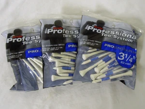 Pride Professional Tee System (3 1/4" Wht/Blue, 3pk, 45 Tot) Pro Length-Plus NEW