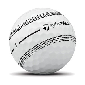 Taylor Made Tour Response Stripe Golf Balls (White/Clear, 3pk) 1 Sleeve 2026 NEW