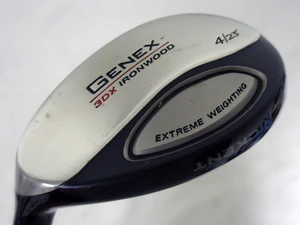 Nickent Genex 3DX Ironwood 4 Hybrid 23* (Steel ST-90 Uniflex, LEFT) Rescue Golf