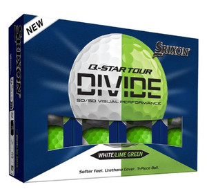 Srixon Q-Star Tour Divide Golf Balls (White/Green,36pk) 3dz NEW Buy 2 get 1 FREE