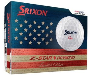 Srixon Z-Star Diamond Limited Edition USA Golf Balls (White, 12pk) 1 Dz 2026 NEW