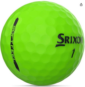 Srixon Soft Feel Golf Balls (Brite Green, 3pk) 1 Sleeve 2023  NEW