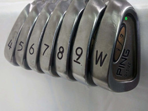 Ping I3 O-Size Irons Set 4-PW Green (Steel JZ Cushin Regular) Oversize Golf Club