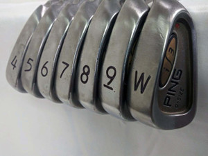 Ping I3 O-Size Irons Set 4-PW Green (Steel JZ Cushin Regular) Oversize Golf Club