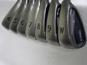 Ping G25 Irons Set 4-PW Green Dot (Steel CFS Stiff) Golf Clubs