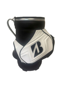 Bridgestone Den Caddy (White/Black/Silver, 9"x15.5") 2026 Mini Display Bag NEW