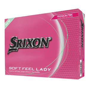 Srixon Soft Feel Lady Golf Balls (Passion Pink, 12pk) 1 dz 2025 NEW