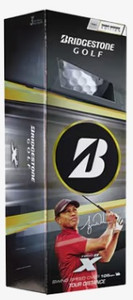 Bridgestone Tour B-X Tiger Woods Edition Golf Balls (White, 3pk) 1dz  2026 NEW