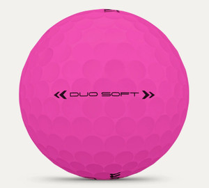 Wilson Staff Duo Soft Golf Balls (Pink, 3pk) Sleeve 2025 NEW