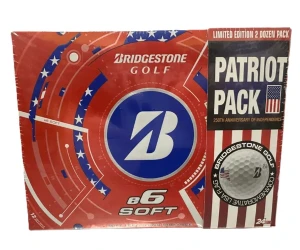 Bridgestone e6 Soft USA 250th Patriot Edition Golf Balls (White, 24pk) 2dz NEW